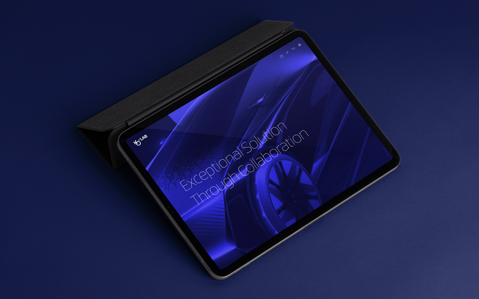 KO'Lab Website Tablet