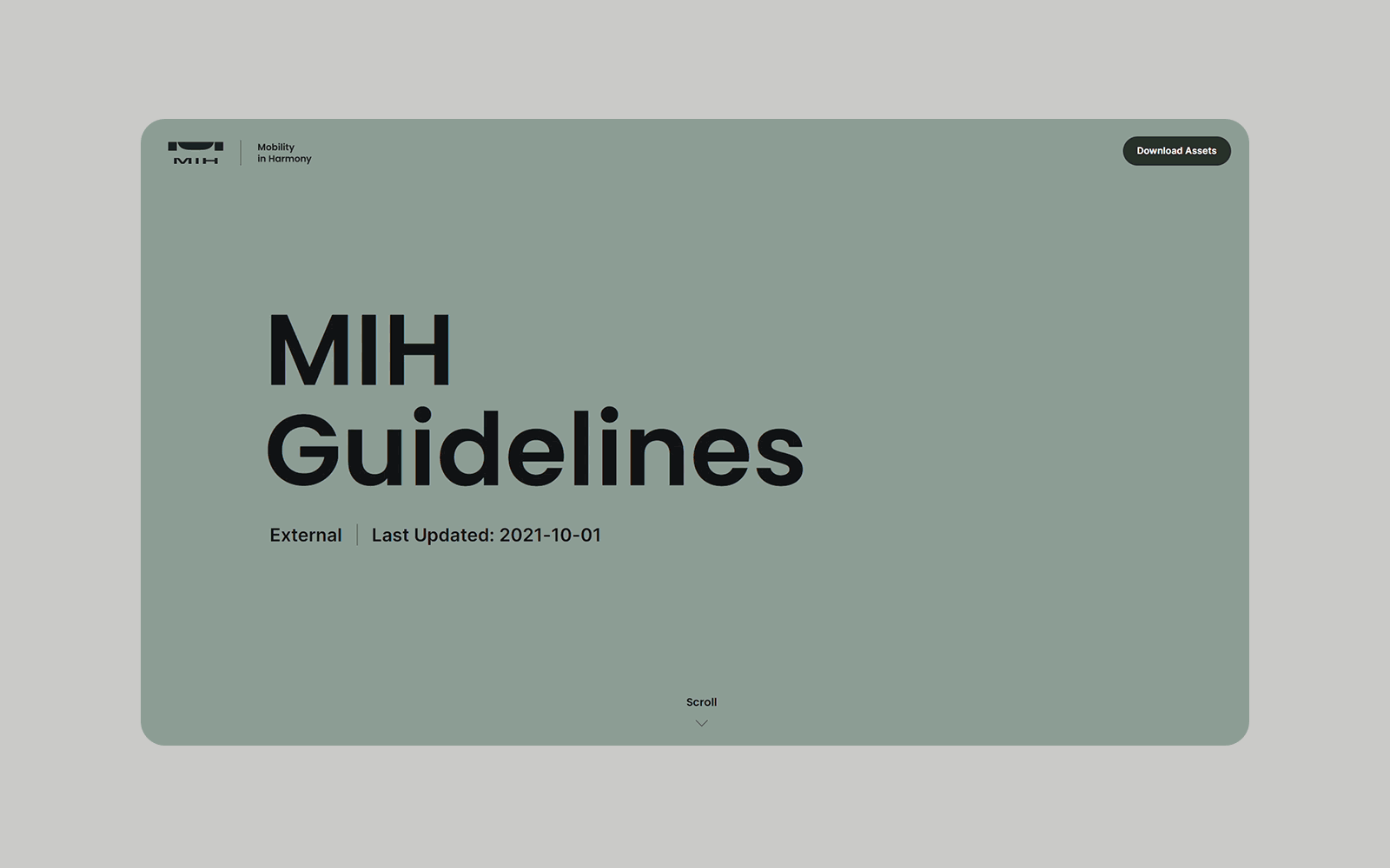 MIH Guidelines